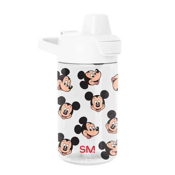 Summit Kids Plastic Water Bottle with Simple Flip Straw Lid